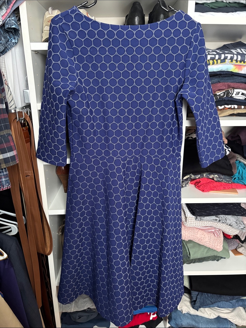 Leota Circle-Print Fit & Flare Dress Stitch Fix